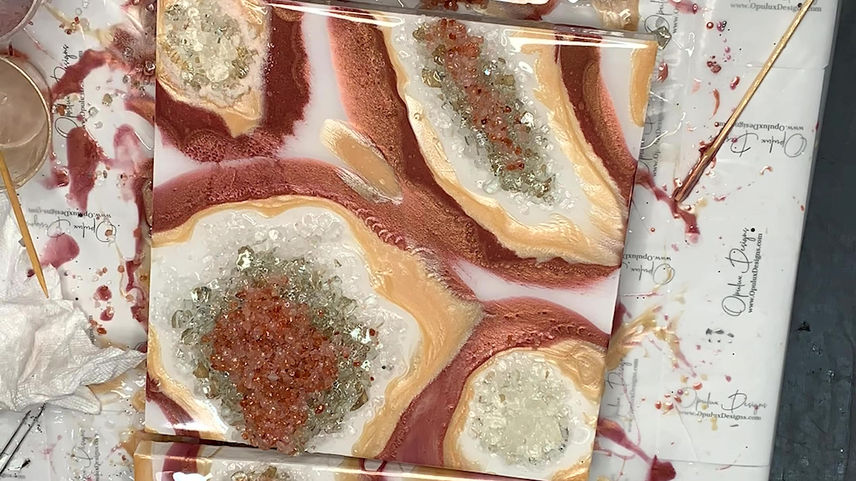 3pc Peach & Pink Set